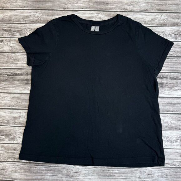 ASOS Womens Casual Basic Black Tee T Shirt 8 Pullover Lightweight Organic Cotton - Picture 11 of 12